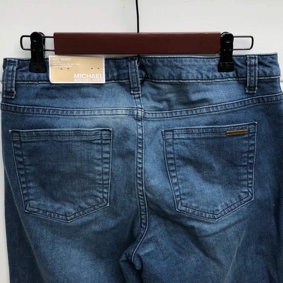NWT Michael Michael Kors Izzy Skinny Mid Rise Jean - Picture 4 of 5